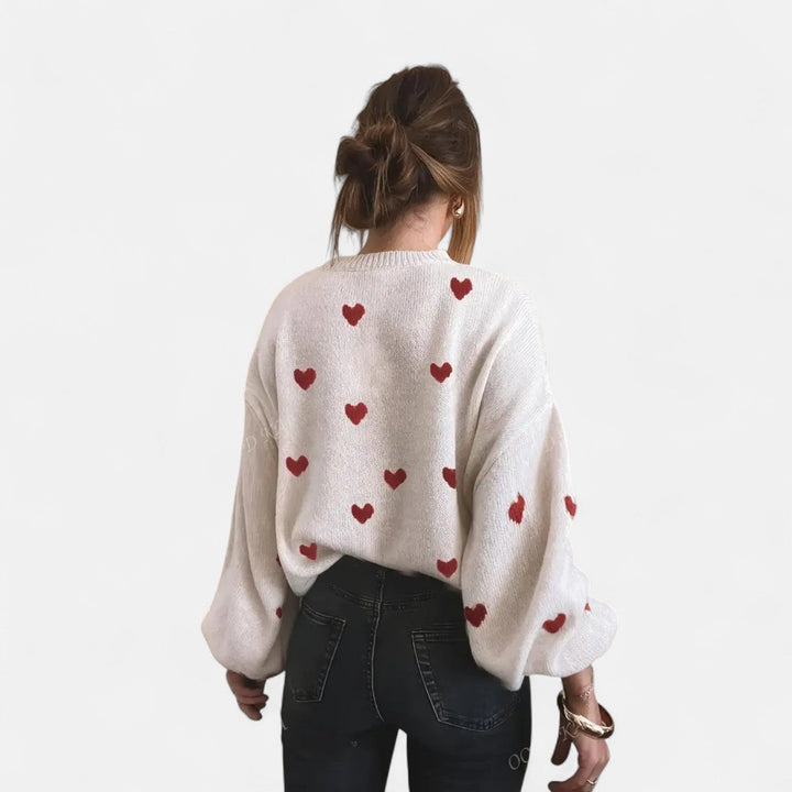 Hearts Wool Sweater