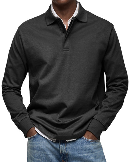 Classic Long Sleeve Polo Shirt