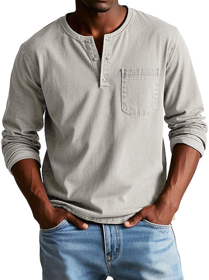 Classic Vintage Long-Sleeve Shirt