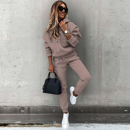 Natalie | Conjunto de sudadera y joggers elásticos para mujer