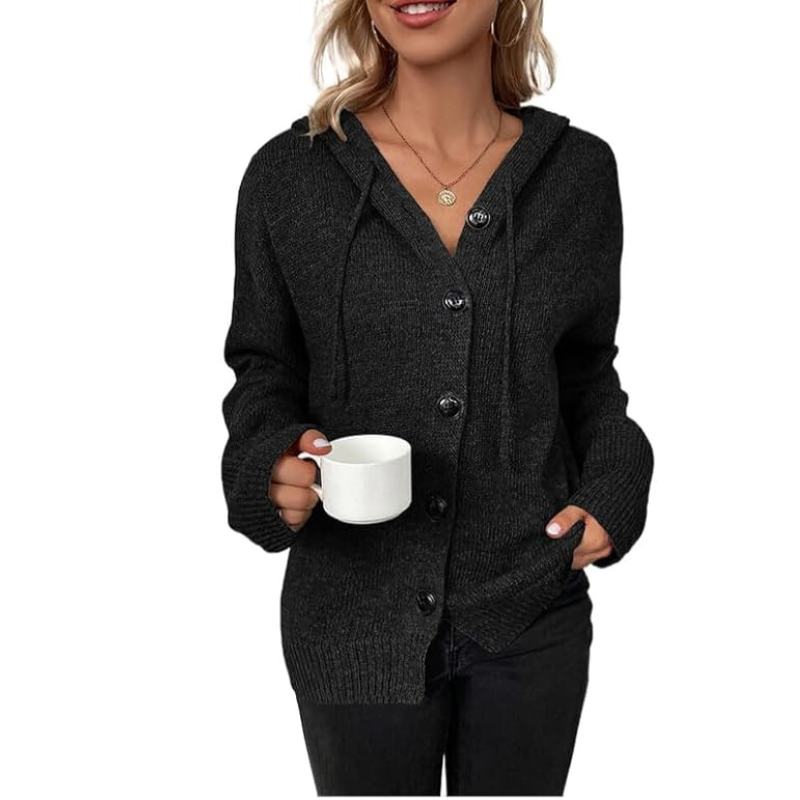 Dana | Cárdigan con capucha de invierno para mujer
