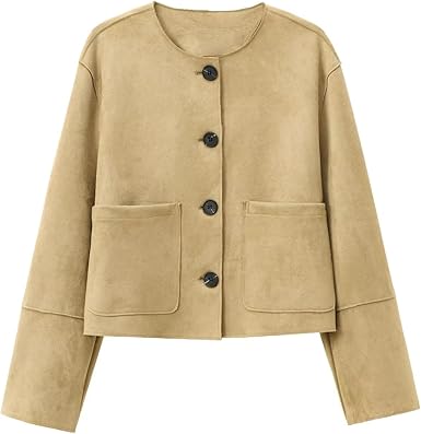 Emily | Women's Buttoned Woolen Blazer Jacket