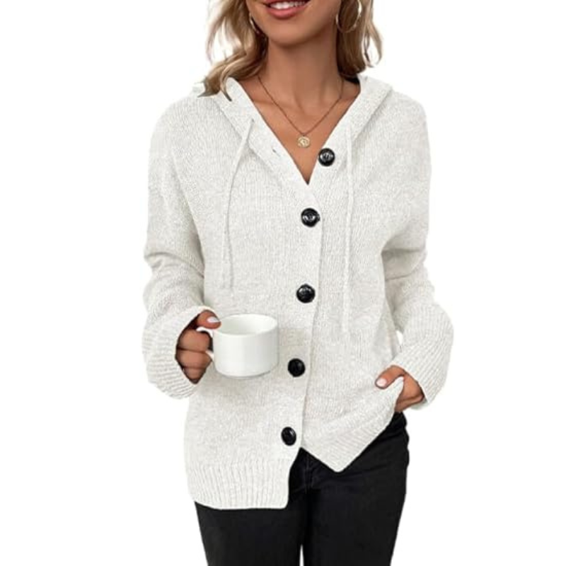 Dana | Cárdigan con capucha de invierno para mujer