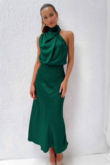 Quentin | Vestido drapeado Sahara