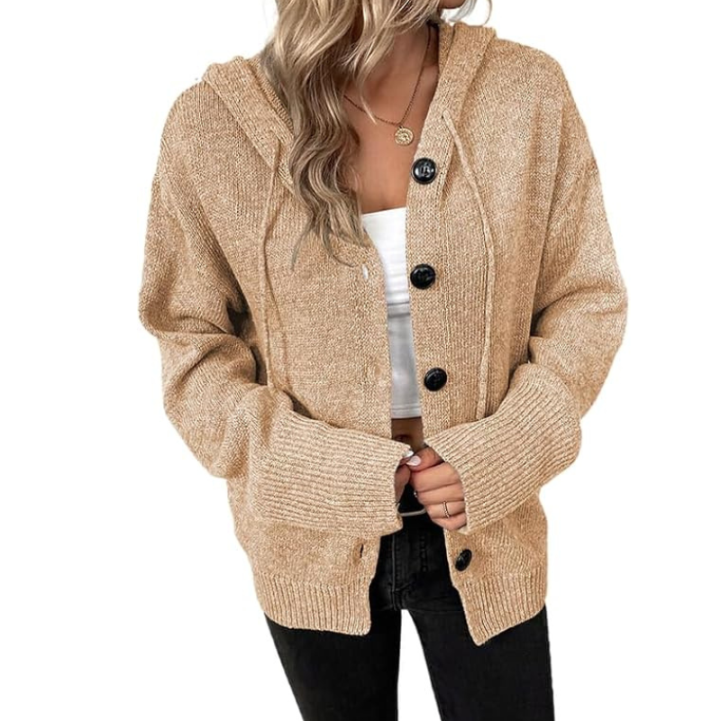Dana | Cárdigan con capucha de invierno para mujer