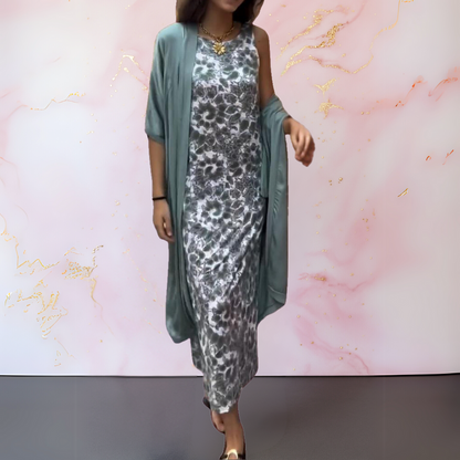 Melanie™ | Vestido elegante con cárdigan