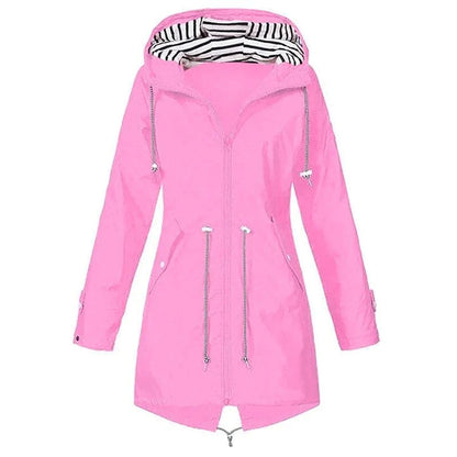 Marie | Impermeable ligero con capucha para mujer