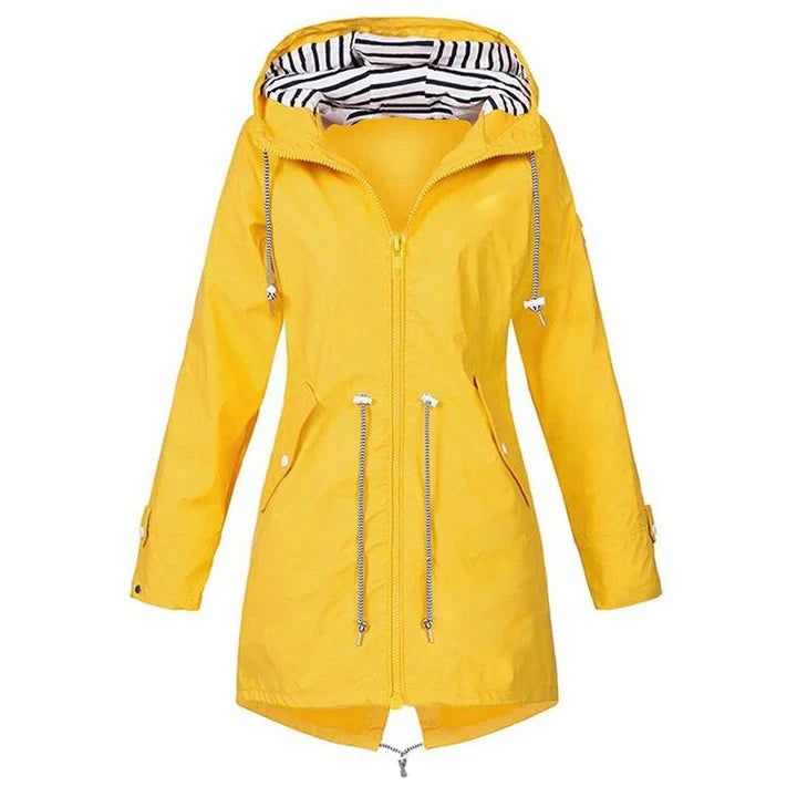 Marie | Impermeable ligero con capucha para mujer