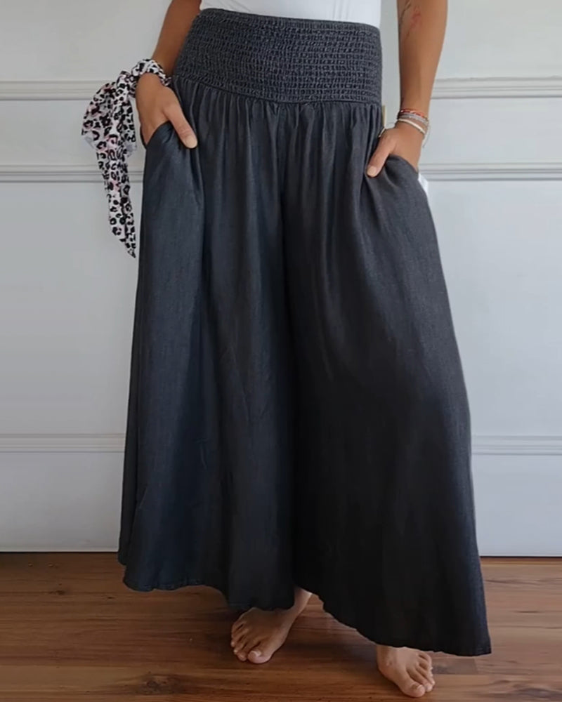 Jasper | Pantalón Smocked de Cintura Fluida