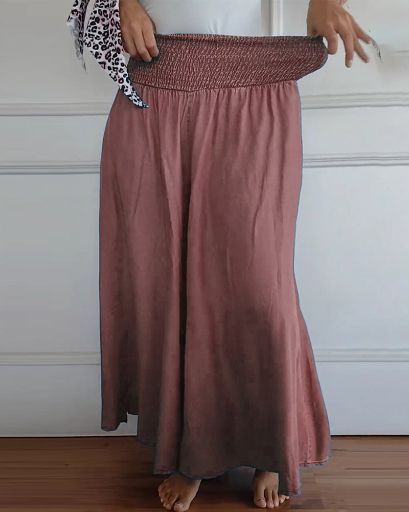 Comfy Wide-Leg Trousers
