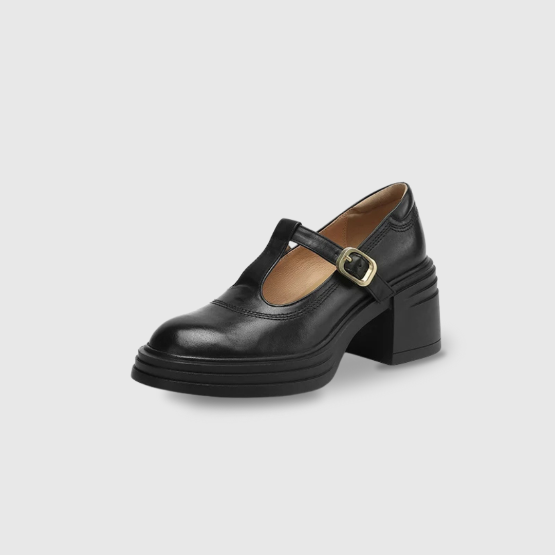 Zapatos de tacón grueso Elvana