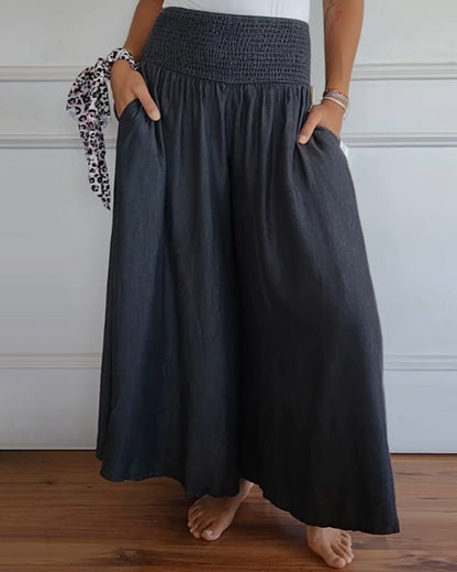 Comfy Wide-Leg Trousers