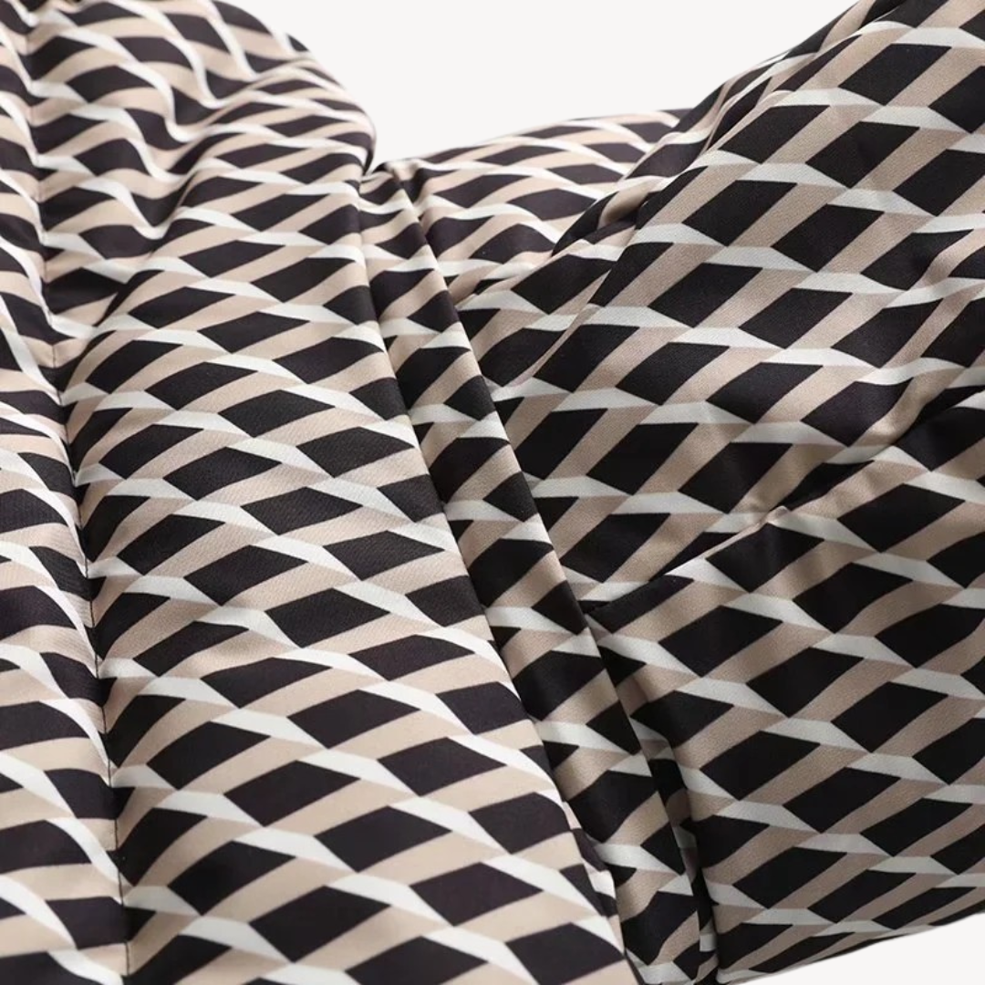 Nicole | Women’s Quilted Belted Winter Hooded Coat