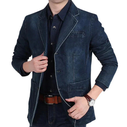 Aiden | Blazer vaquero informal y formal de moda para hombre