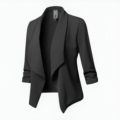 Samantha | Blazer informal de oficina con abertura frontal para mujer