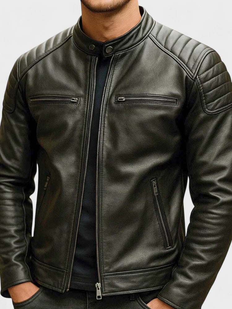 Troels™ | Chaqueta de cuero de primera calidad