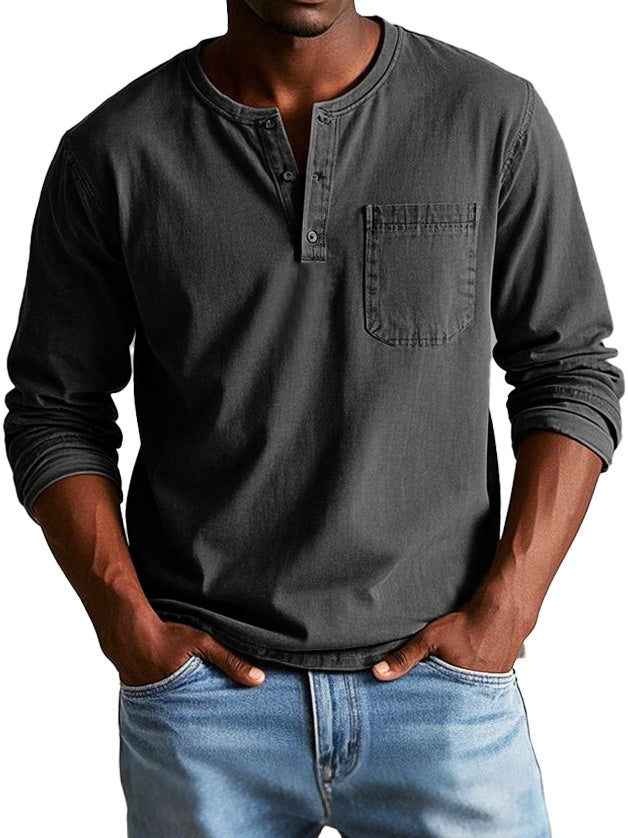 Classic Vintage Long-Sleeve Shirt