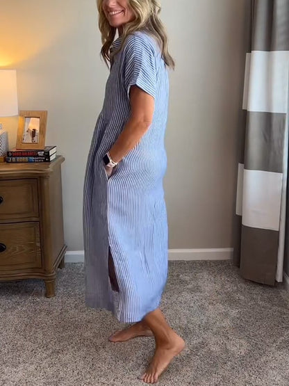 Celira – Camisa a Rayas con Botones