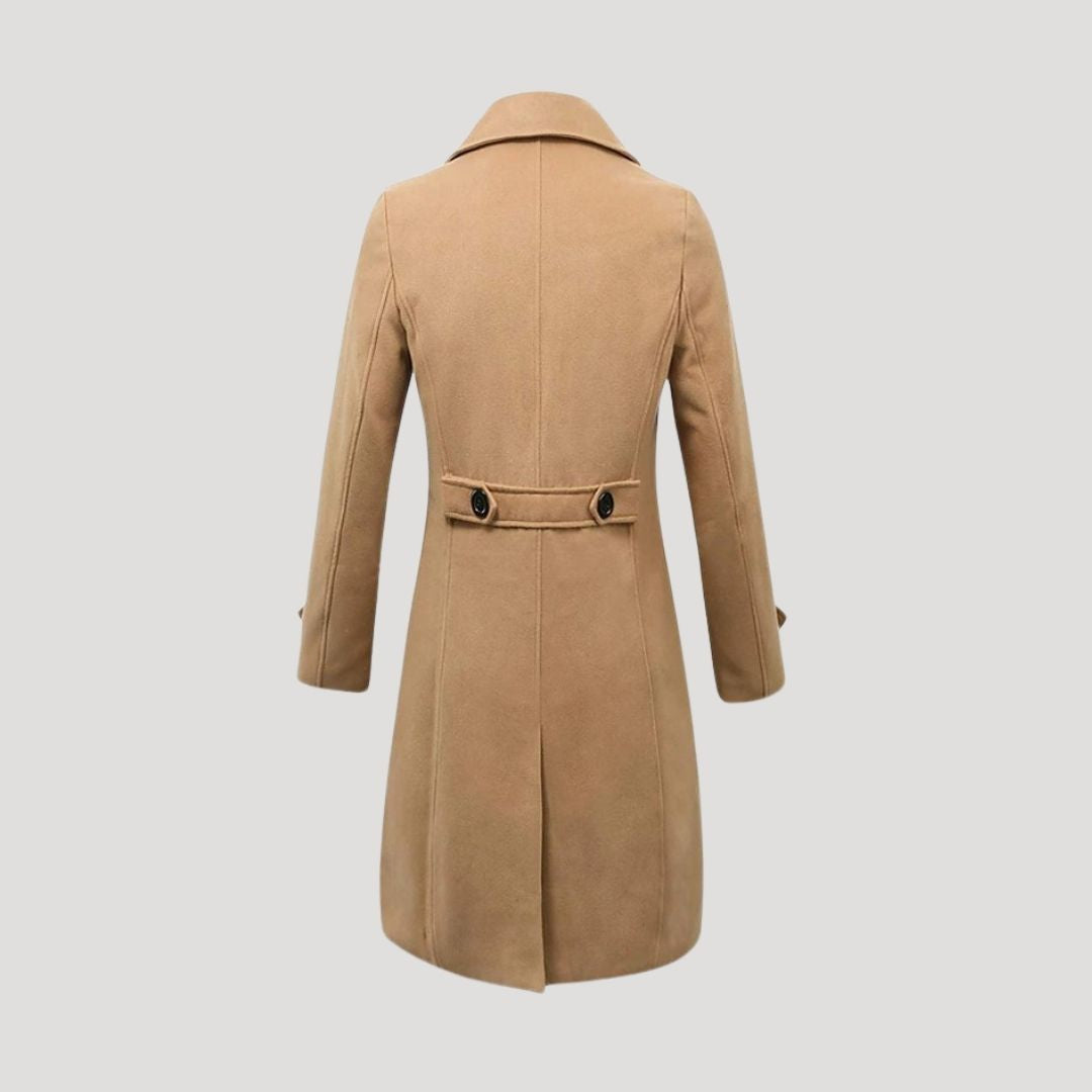 Bruce | Men’s Spring Double-Breasted Long Coat
