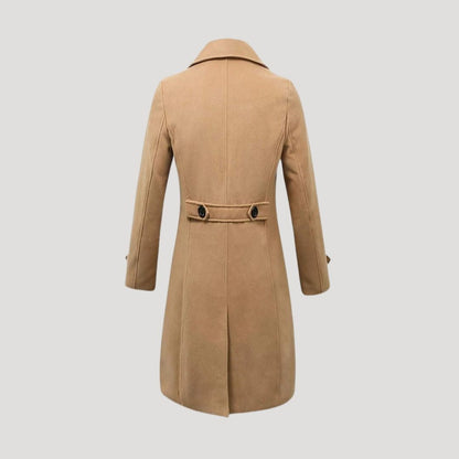 Bruce | Men’s Spring Double-Breasted Long Coat