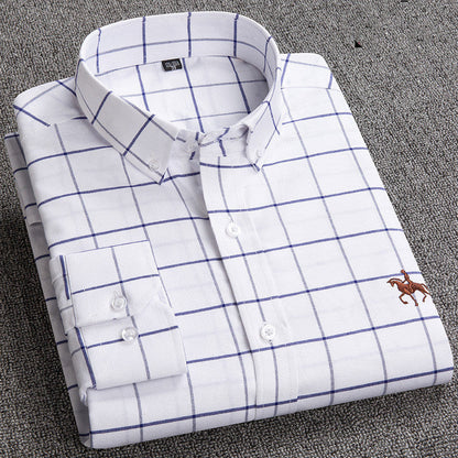 Jason | Camisa a cuadros con botones para hombre