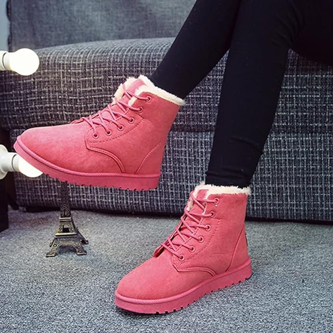 Kayla | Botines con cordones de invierno para mujer