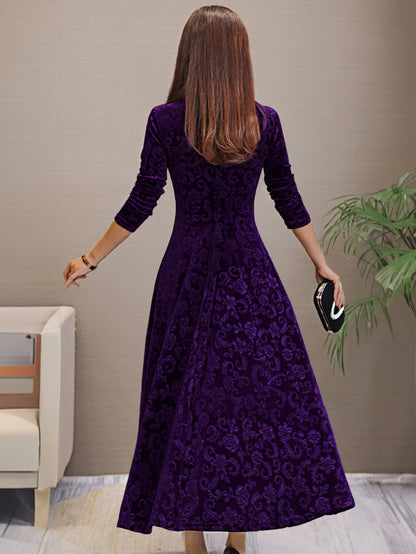 Denise | Vestido elegante de terciopelo