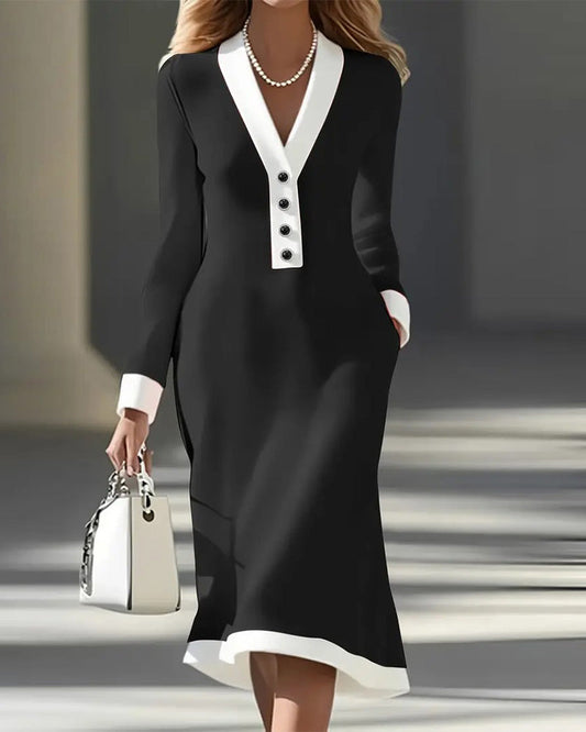 Vestido elegante de manga larga Kaylin™ 
