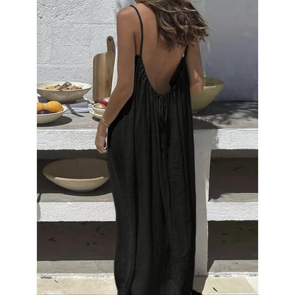 M&D™ - Women's Solid Color Cami Lounge Dress