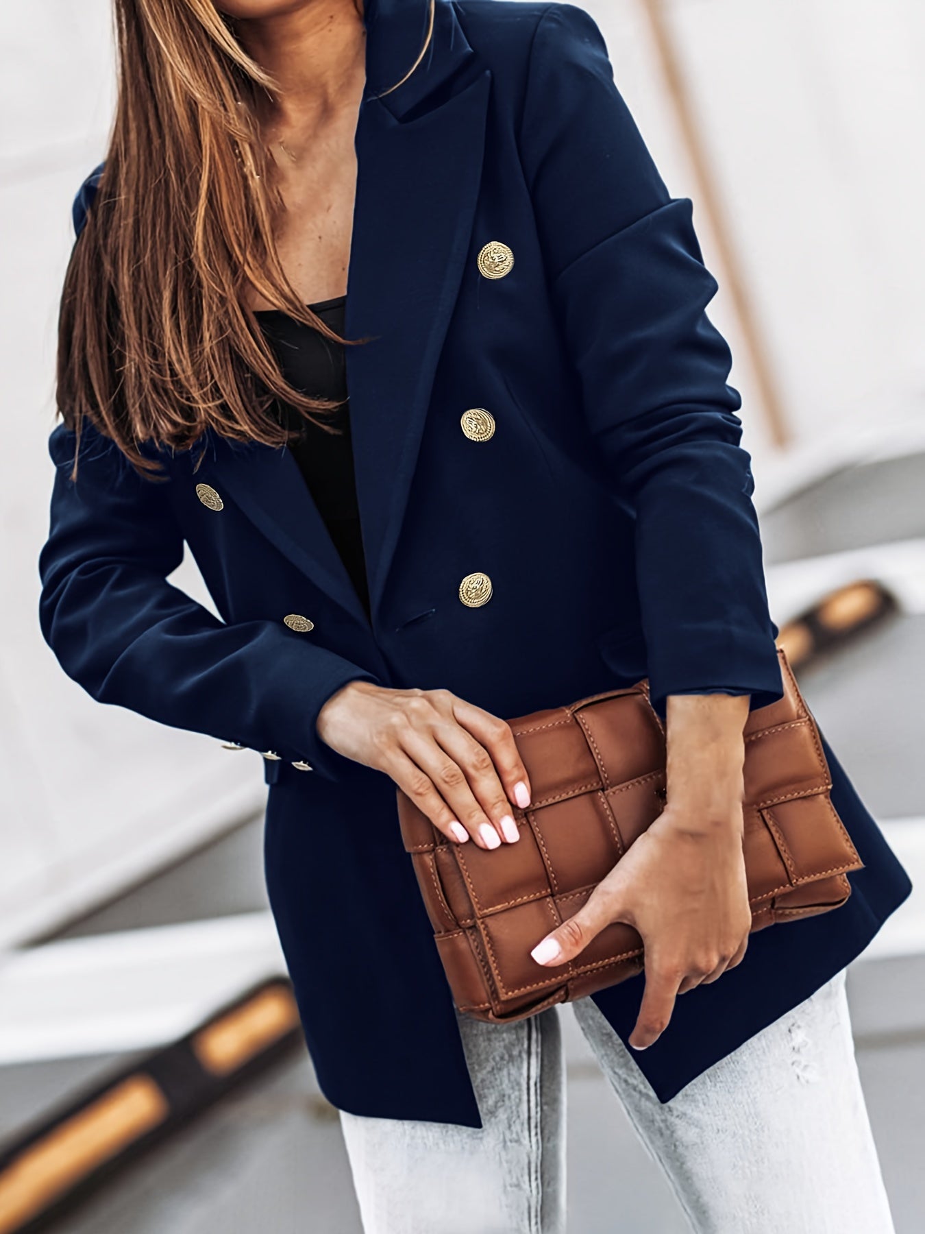 Fiona | Blazer informal con botones para mujer