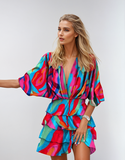 Zachi™ | Vestido midi floral