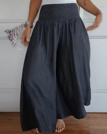 Comfy Wide-Leg Trousers