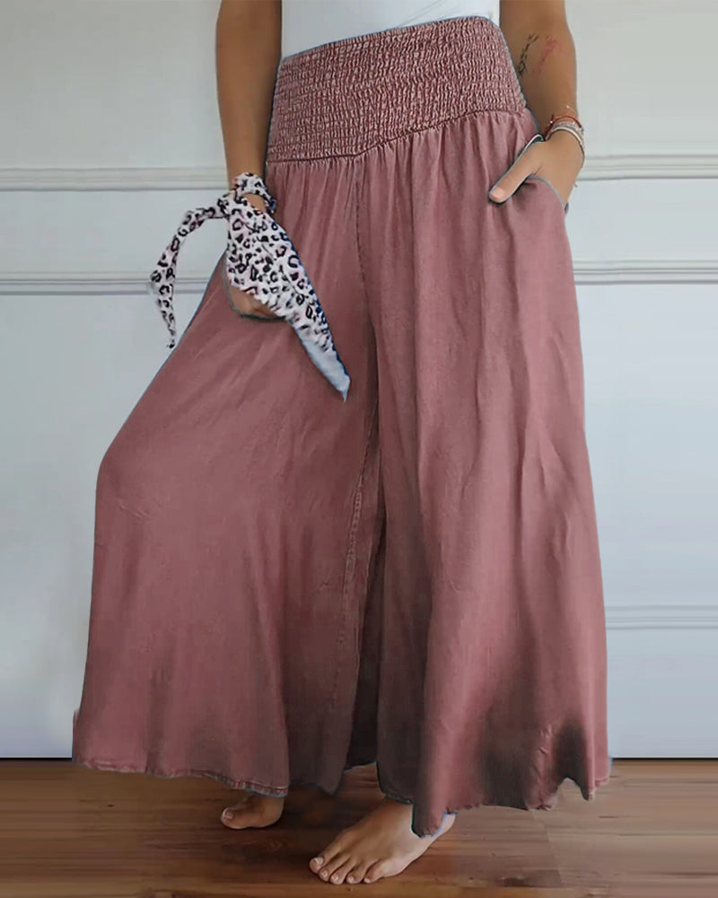 Comfy Wide-Leg Trousers