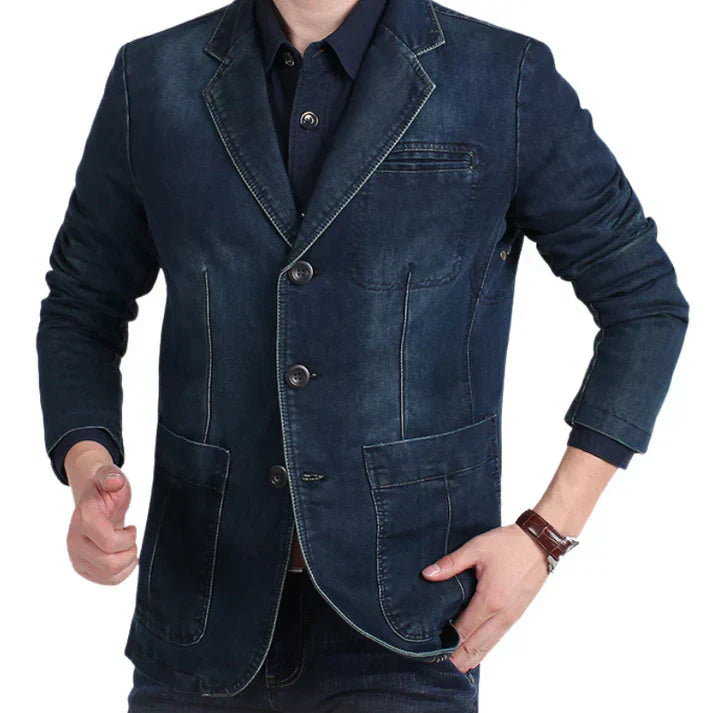 Aiden | Blazer vaquero informal y formal de moda para hombre
