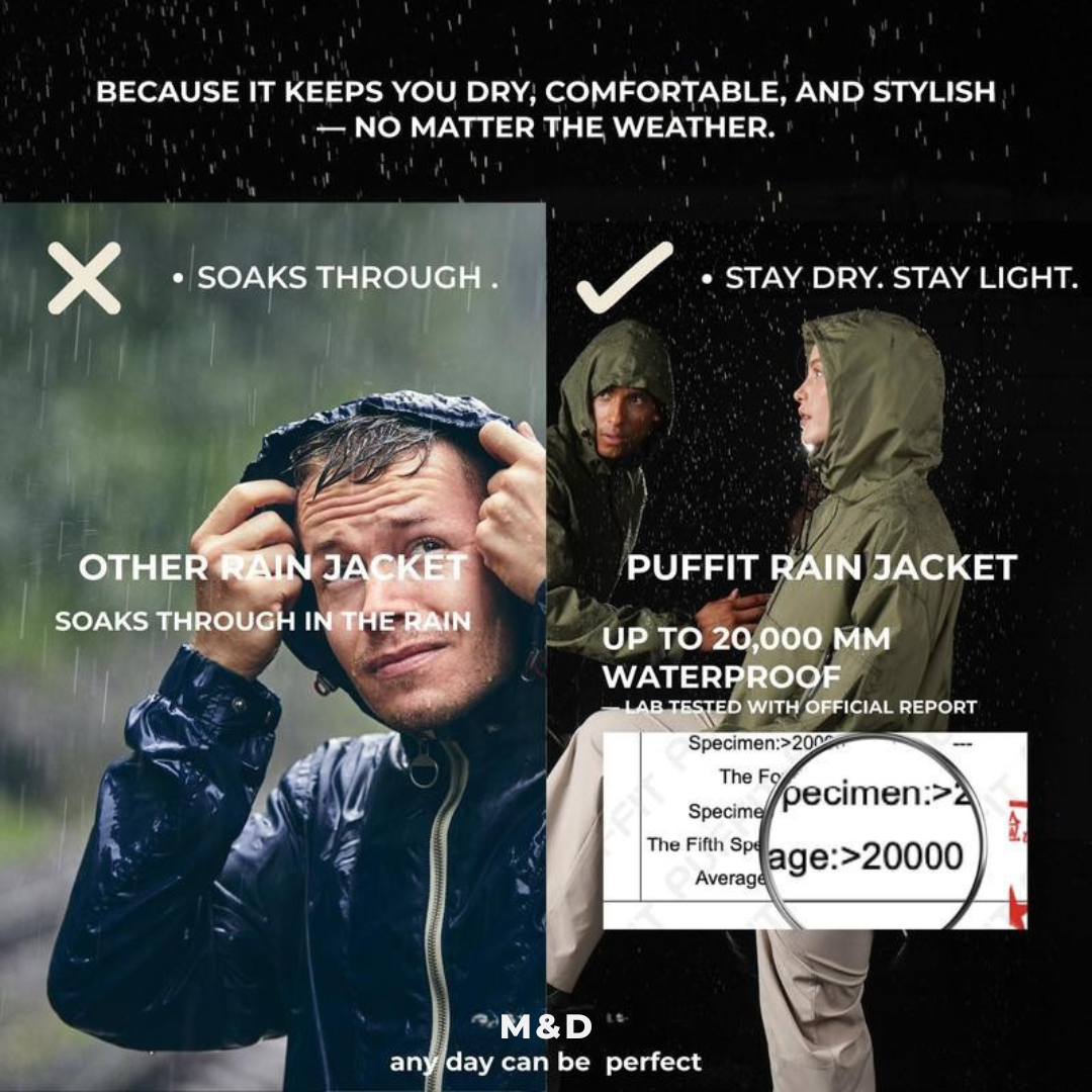 M&D™ - Waterproof Oversized Hoodie Coat