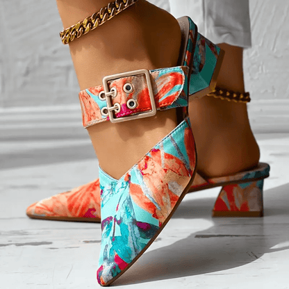 Bello | Tacones Arcoíris Vibrantes
