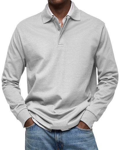 Classic Long Sleeve Polo Shirt