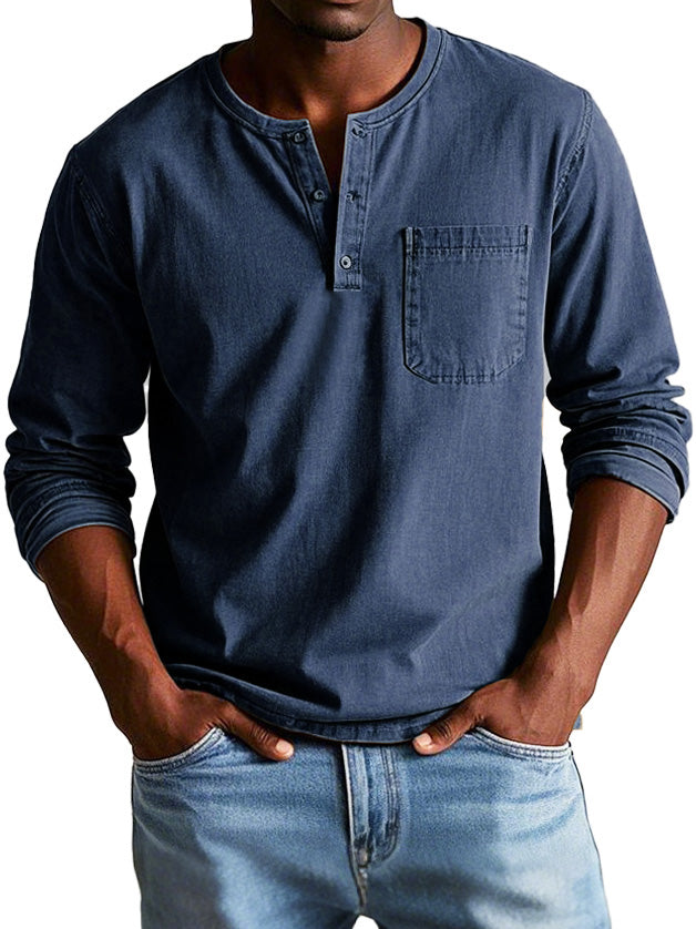 Classic Vintage Long-Sleeve Shirt