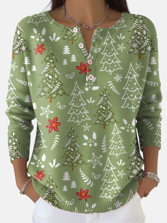 Sofie | Jersey navideño con botones