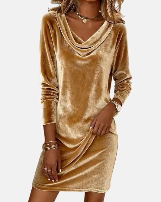 Loose Fitting Velvet Dress