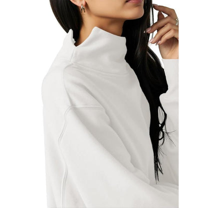M&amp;D™ - Sudadera de cuello alto extragrande para mujer, jersey de manga larga