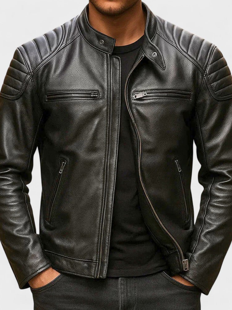 Troels™ | Chaqueta de cuero de primera calidad
