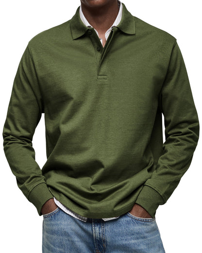 Classic Long Sleeve Polo Shirt