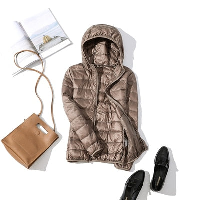 Daisy | Chaqueta corta de invierno con cremallera frontal para mujer
