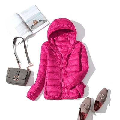 Daisy | Chaqueta corta de invierno con cremallera frontal para mujer