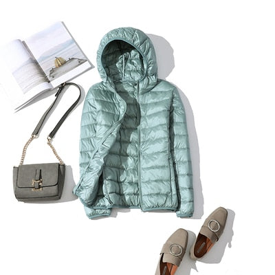 Daisy | Chaqueta corta de invierno con cremallera frontal para mujer