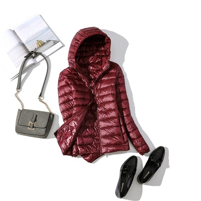 Daisy | Chaqueta corta de invierno con cremallera frontal para mujer