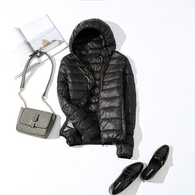 Daisy | Chaqueta corta de invierno con cremallera frontal para mujer