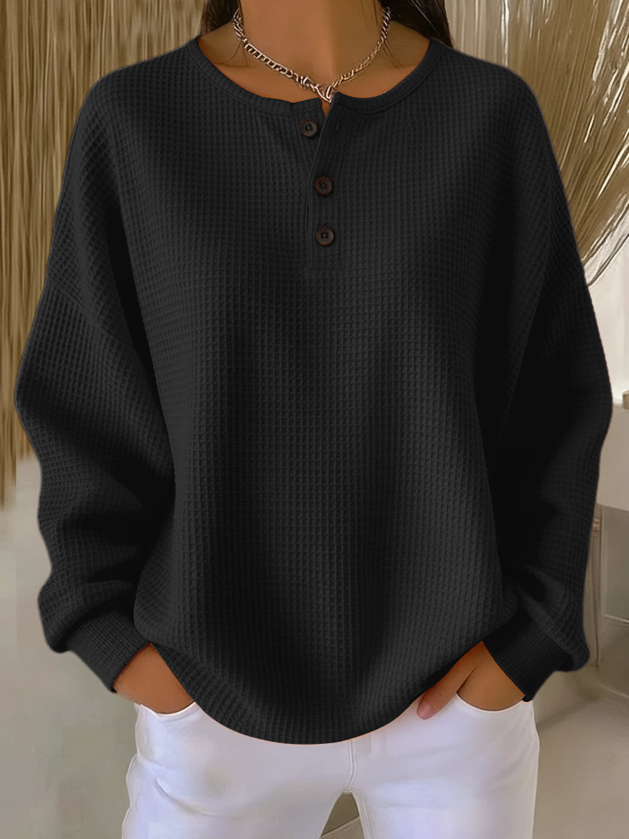 ANNE | Sudadera casual con cuello 