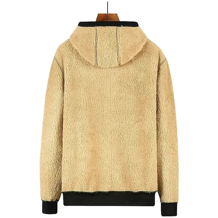 Gilben - Chaqueta de invierno para hombre con capucha y forro polar